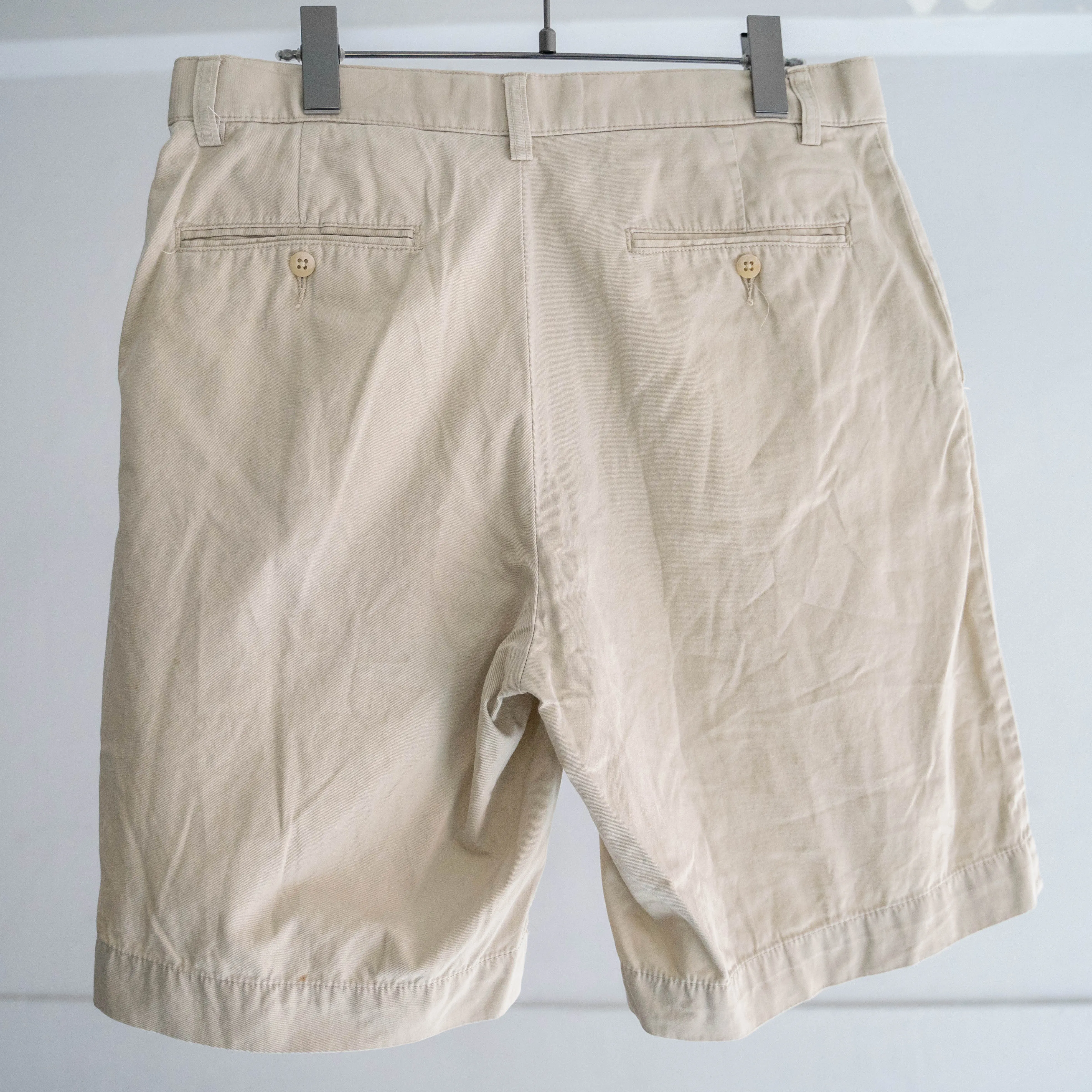 1990s Ralph Lauren beige color chino shorts