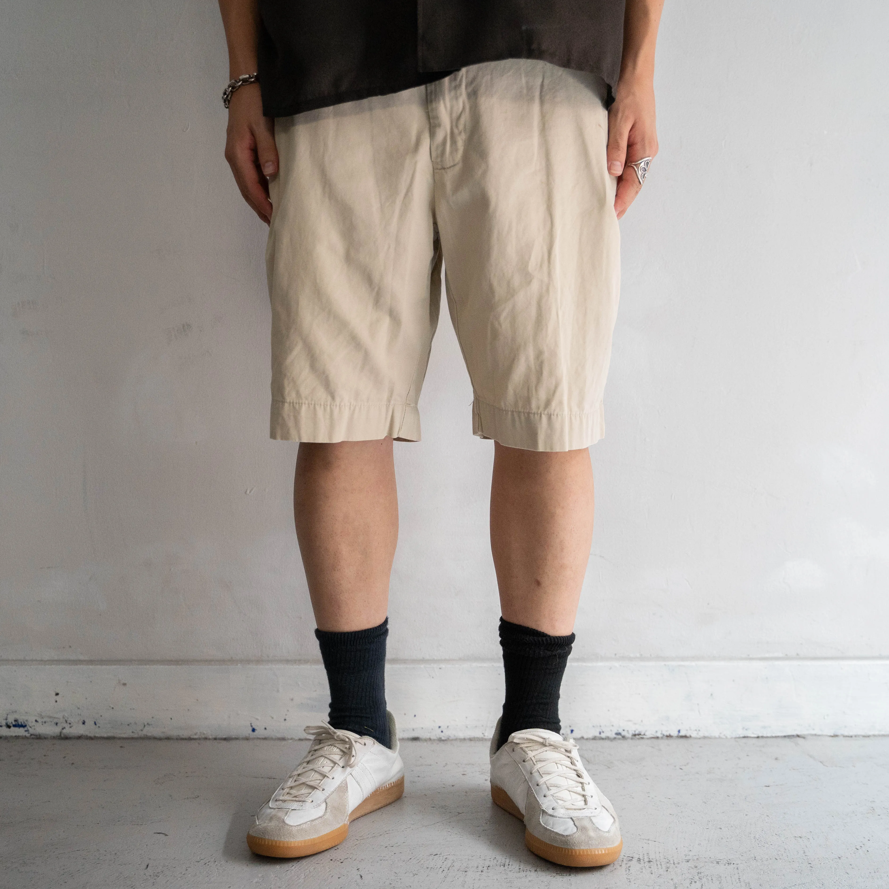 1990s Ralph Lauren beige color chino shorts