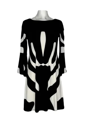 3/4 Sleeve lined above knee dress