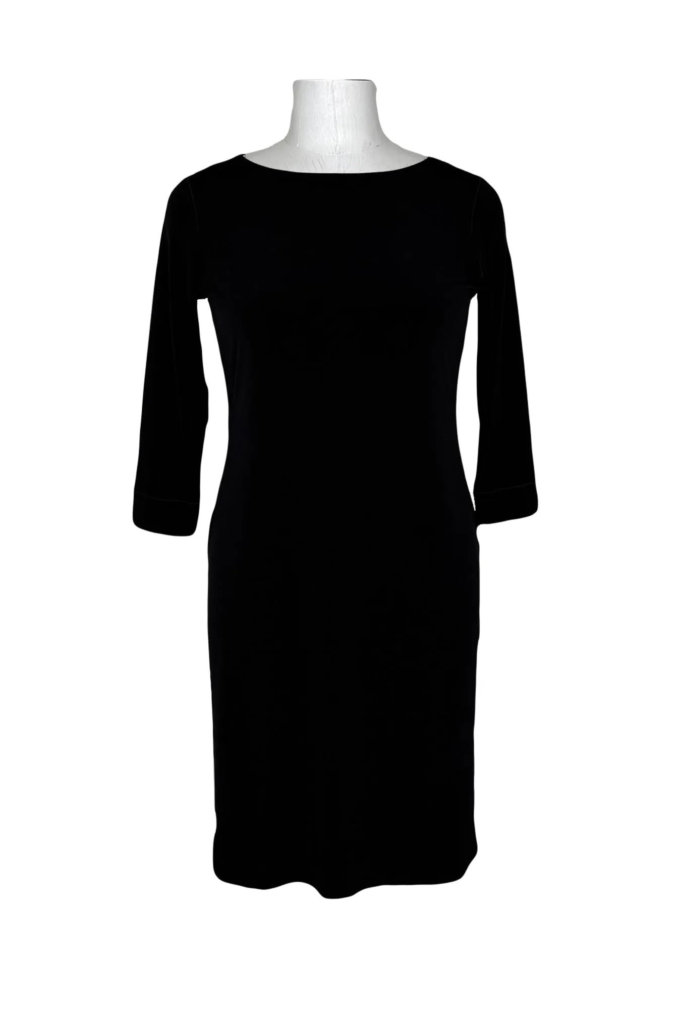 3/4 Sleeve reverse pleat dress