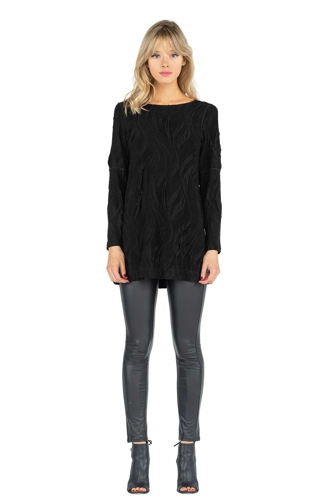 3/4 Slit Sleeve w/ Cuff Simple Tunic