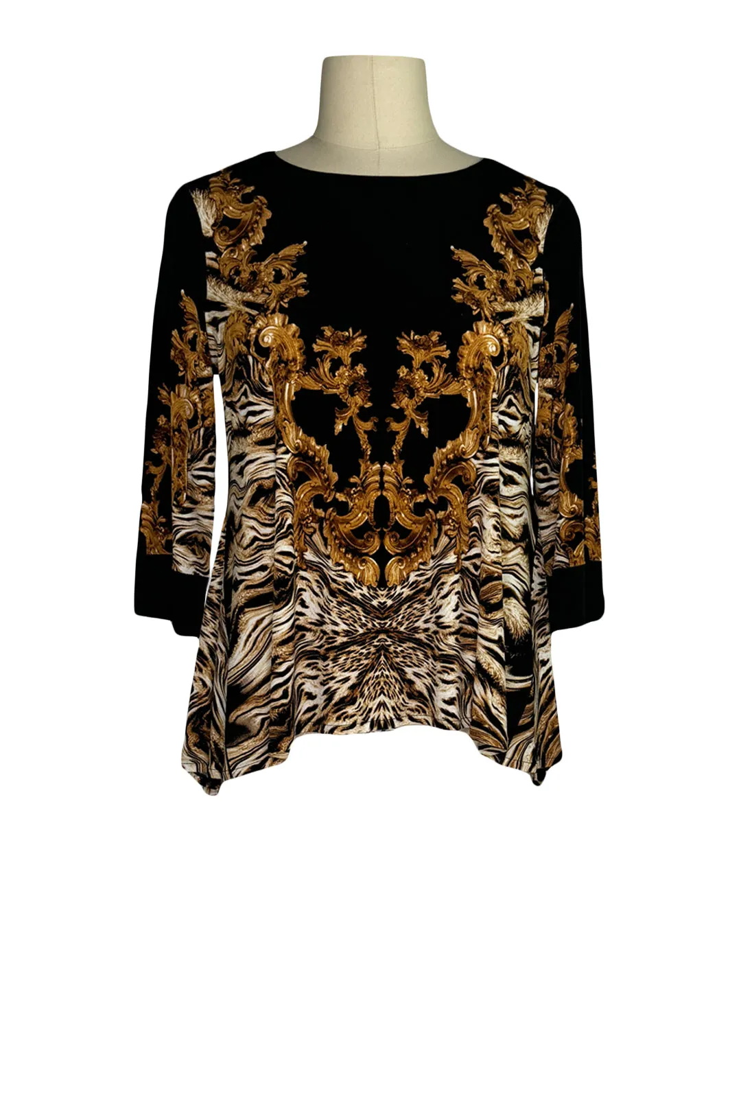 A line 3/4 sleeve tunic