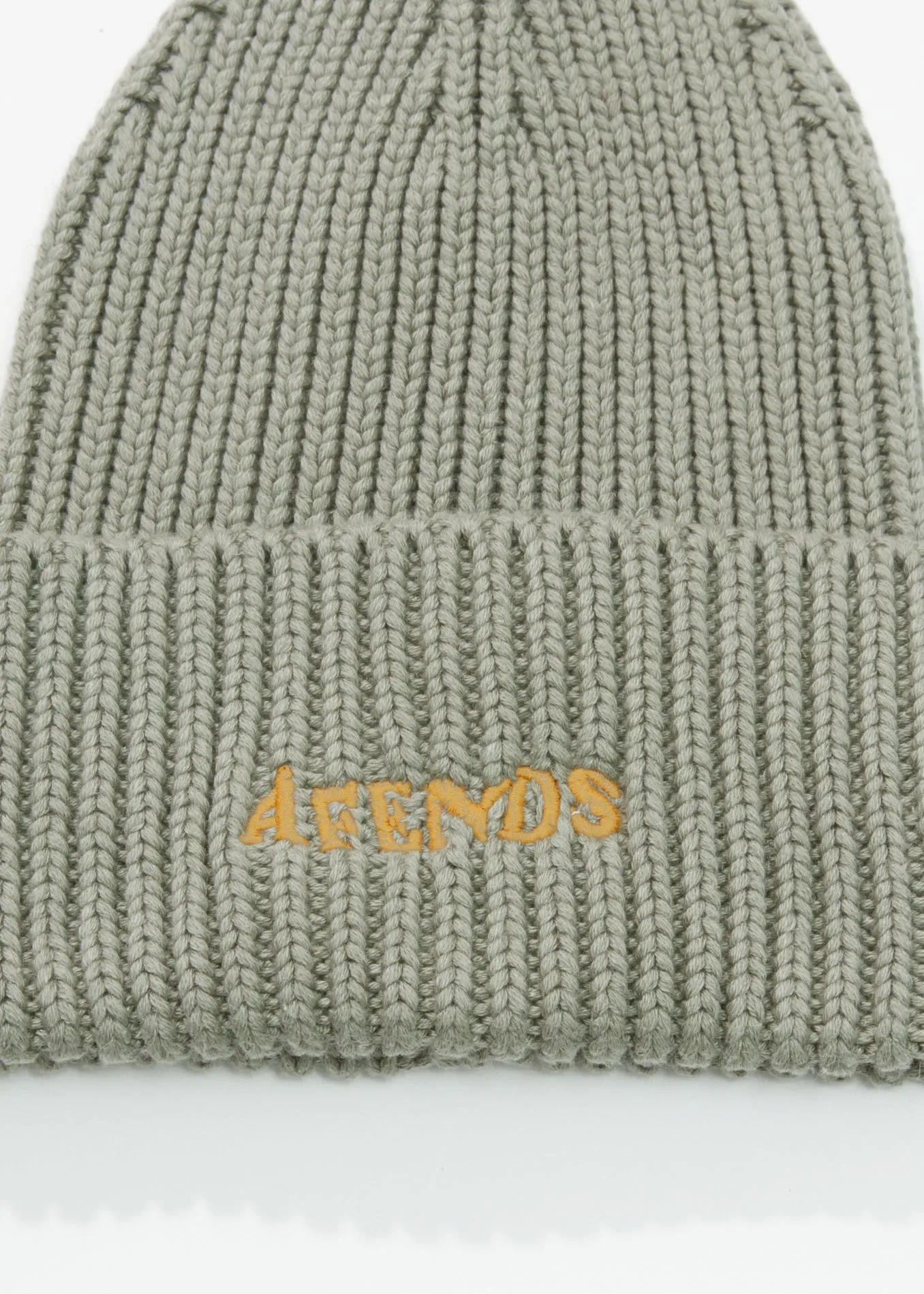 AFENDS Unisex Day Dream - Ribbed Beanie - Olive