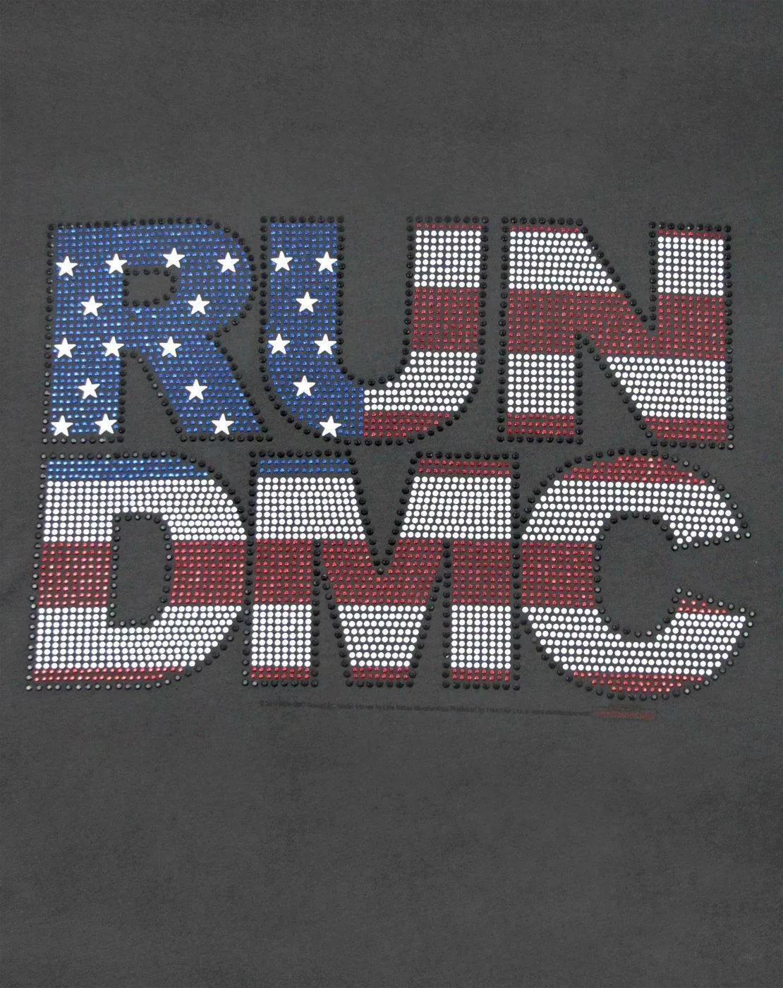 Amplified Clothing Run DMC Womens Grey Short Sleeved T-Shirt
