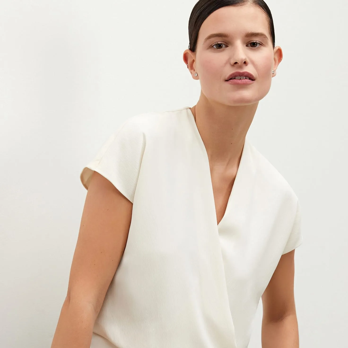 Antonia Top - Eco Soft Wave :: Alabaster