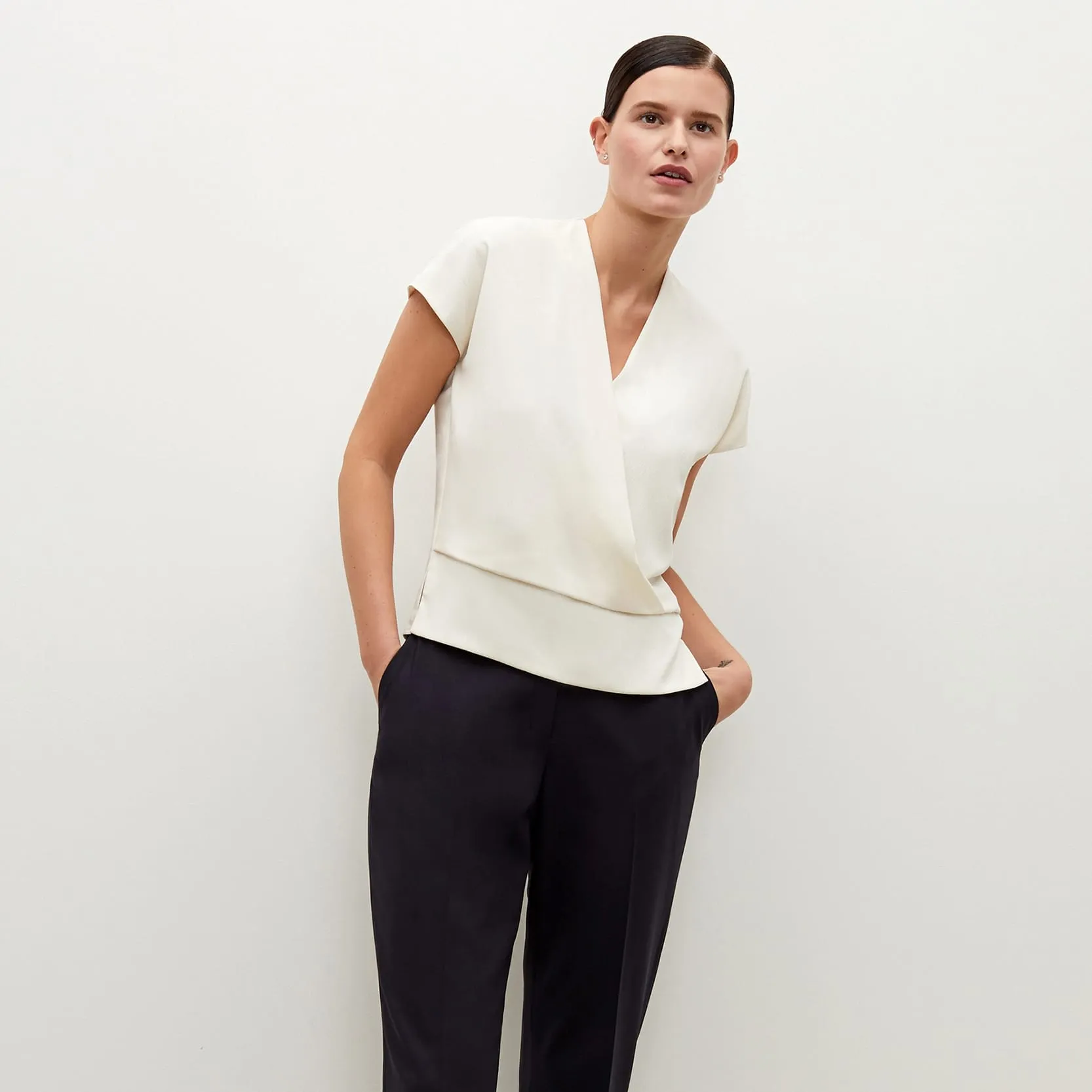Antonia Top - Eco Soft Wave :: Alabaster