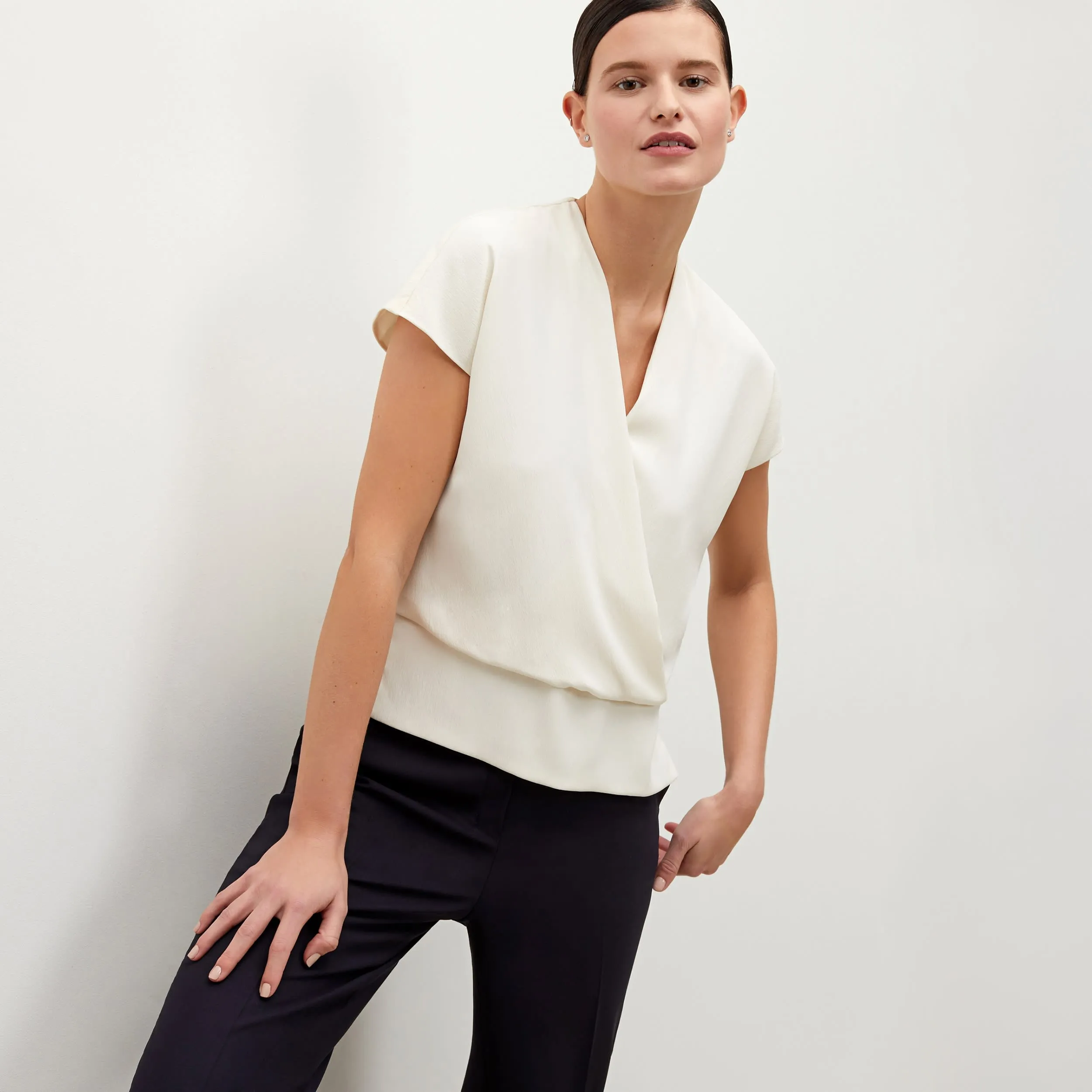 Antonia Top - Eco Soft Wave :: Alabaster