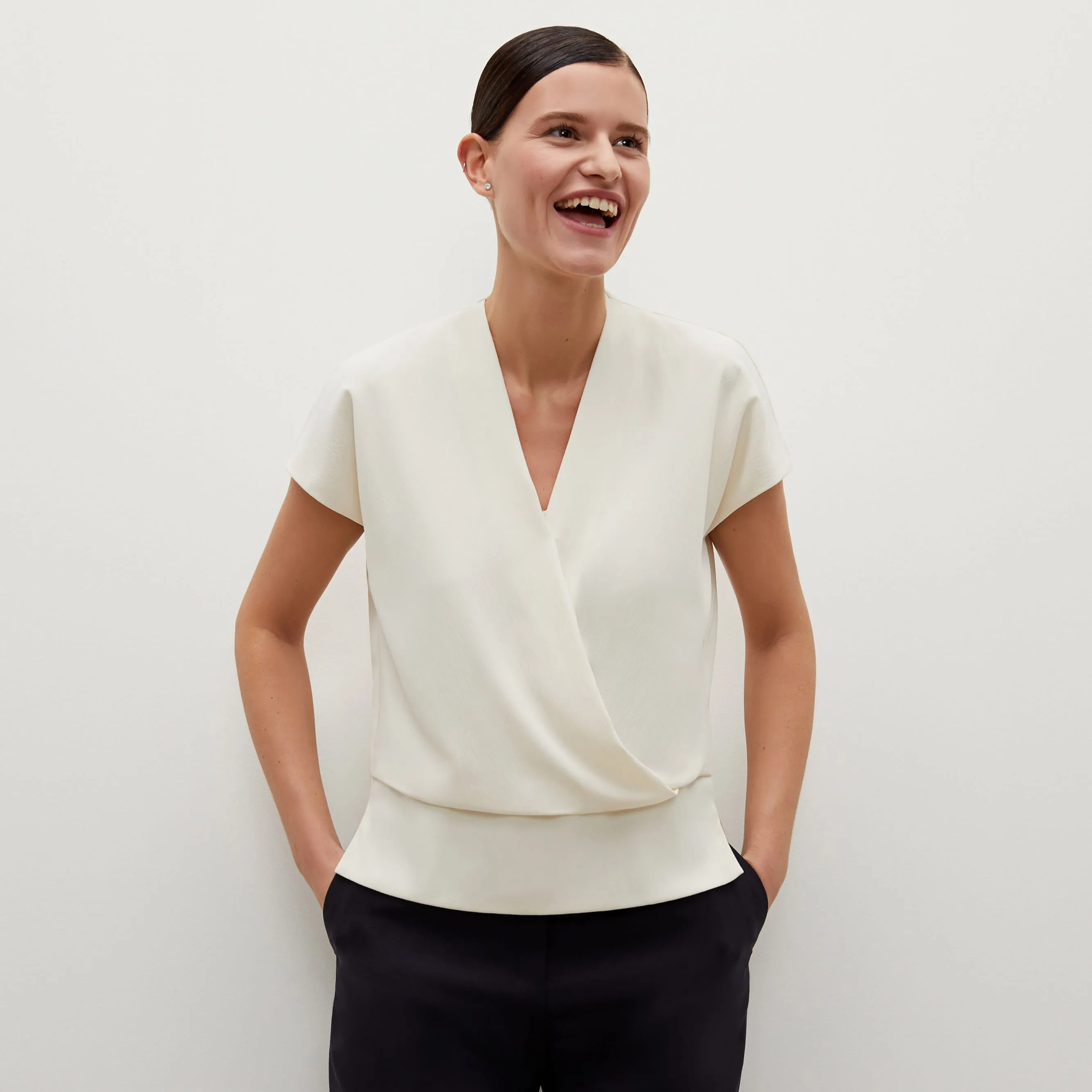 Antonia Top - Eco Soft Wave :: Alabaster