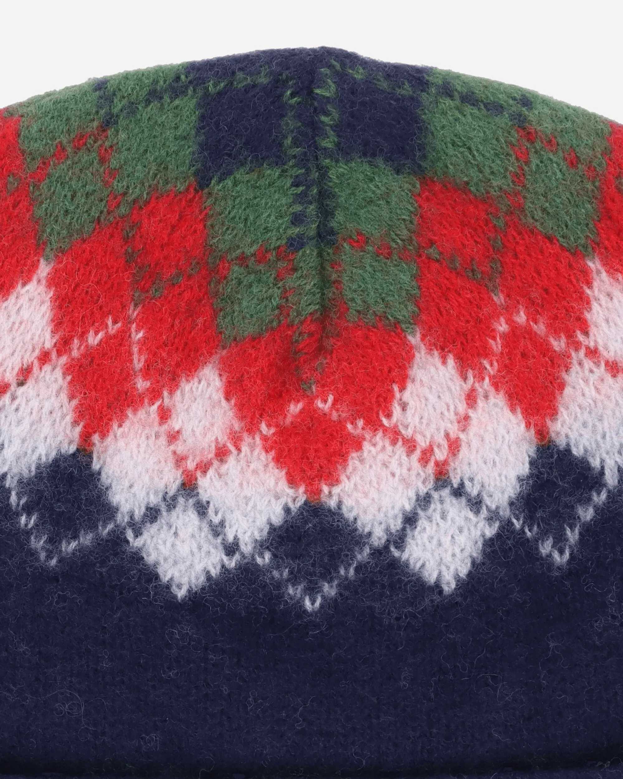 Argyle Beanie Navy