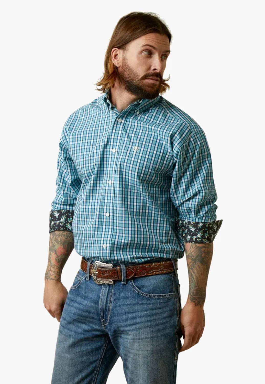 Ariat Mens Wrinkle Free Cayden Classic Long Sleeve Shirt