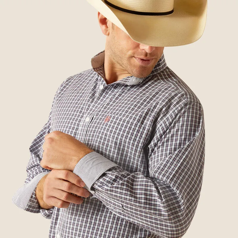 Ariat Wrinkle Free Classic Fit Shirt in Skyway