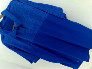 Augusta Mens Short Sleeve Polo Shirt Color Blue Size XXLarge