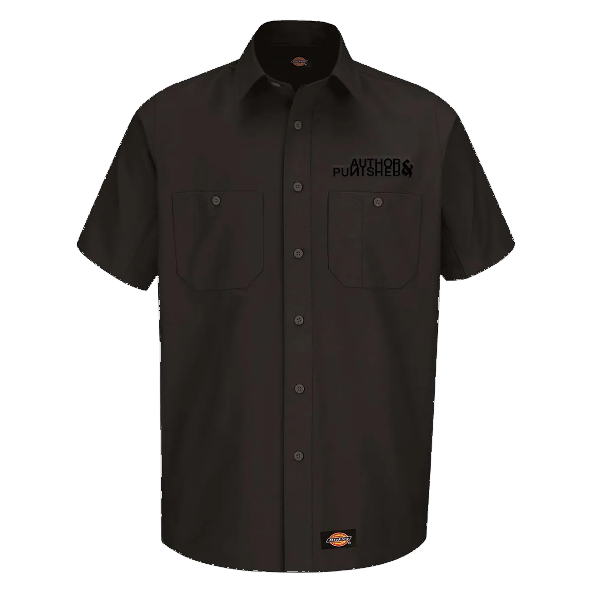 Author & Punisher "Classic Logo" Embroidered Premium Short Sleeve Work Shirt