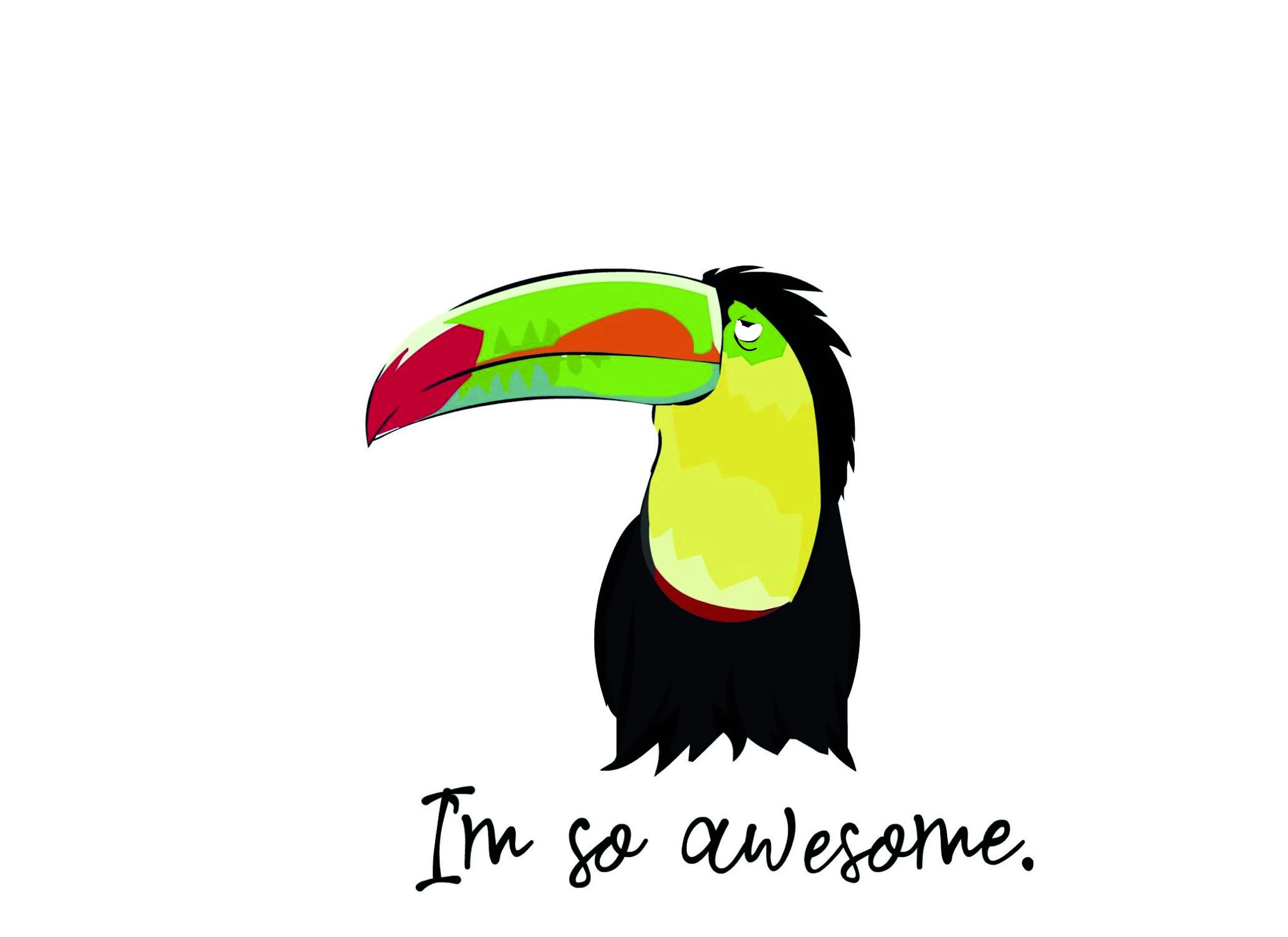 Awesome toucan men t-shirt