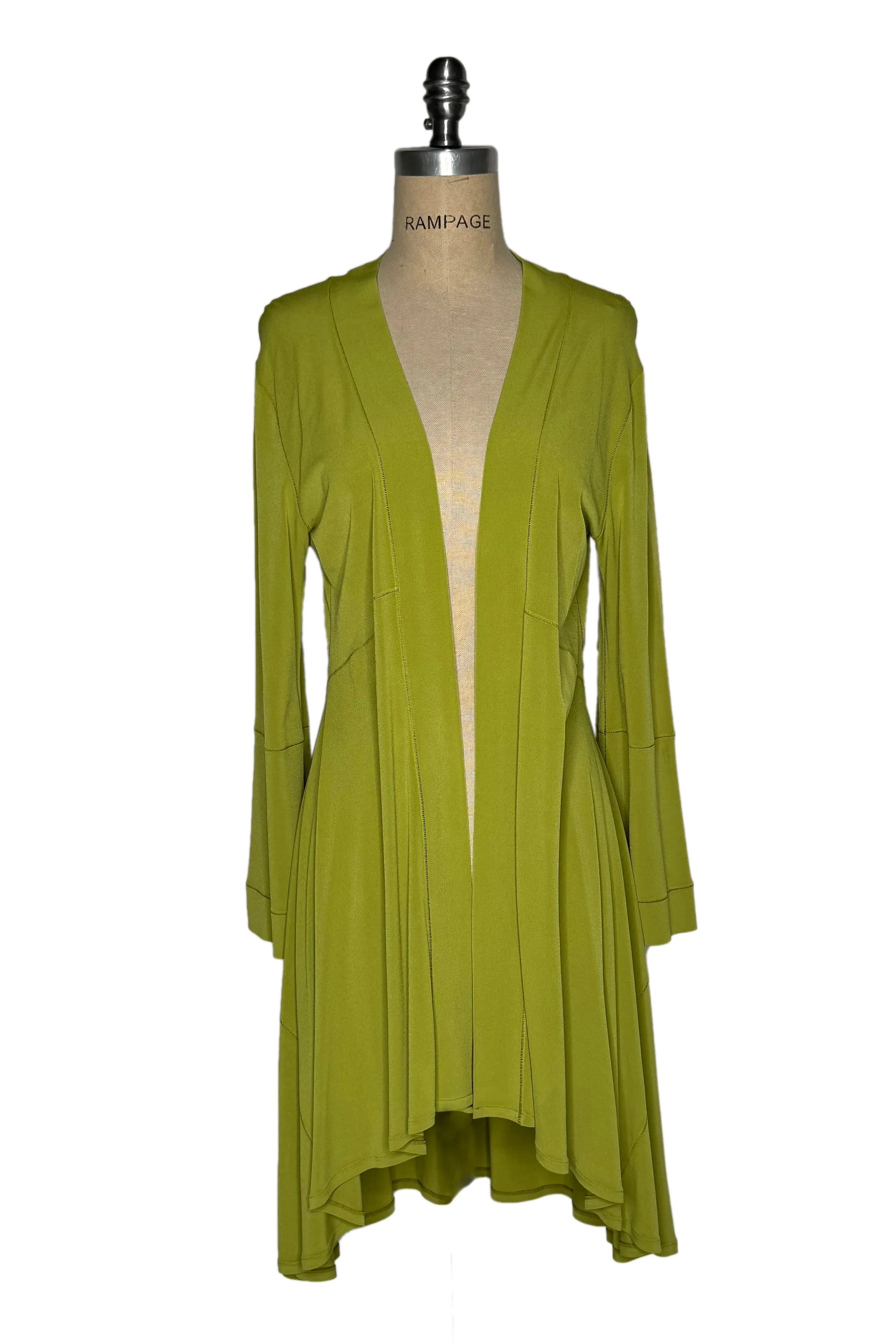 Banded High low swing cardigan