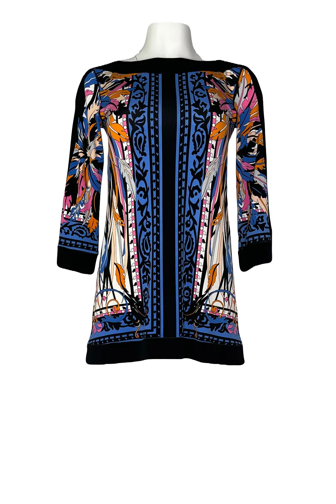 Banded open sleeve single layered tunic