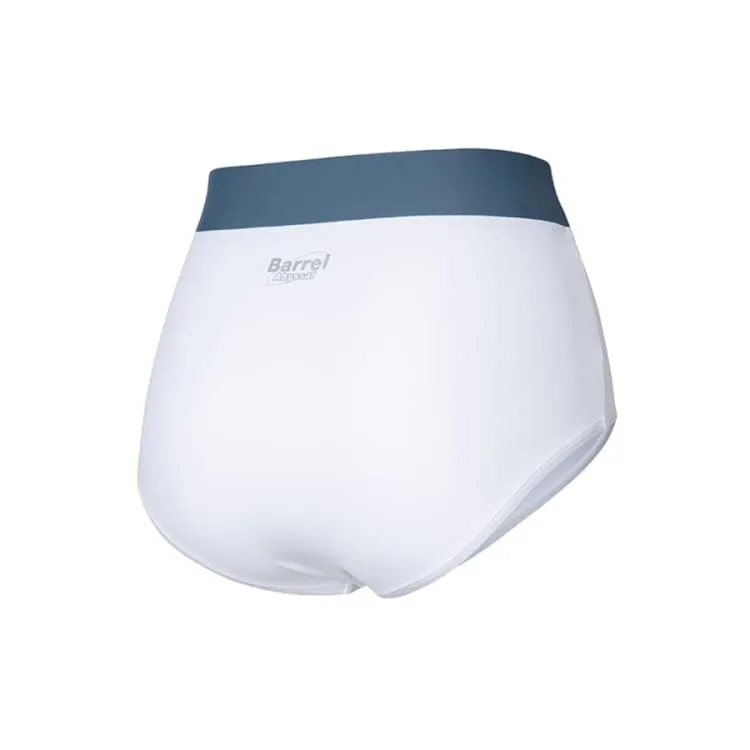 Barrel Womens Abyssal High Waist Brief-WHITE
