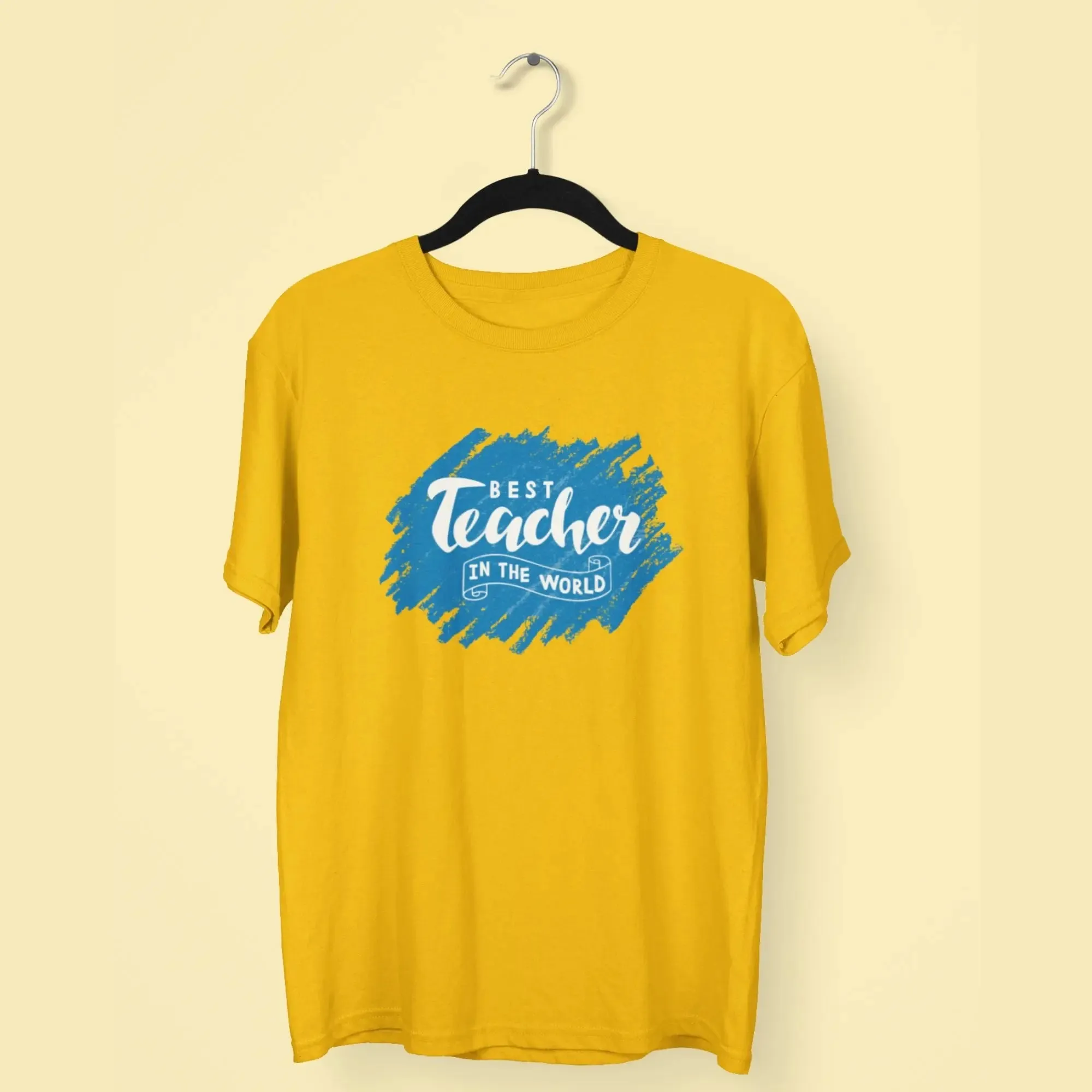 Best teacher in the world half sleeves classic t-shirt