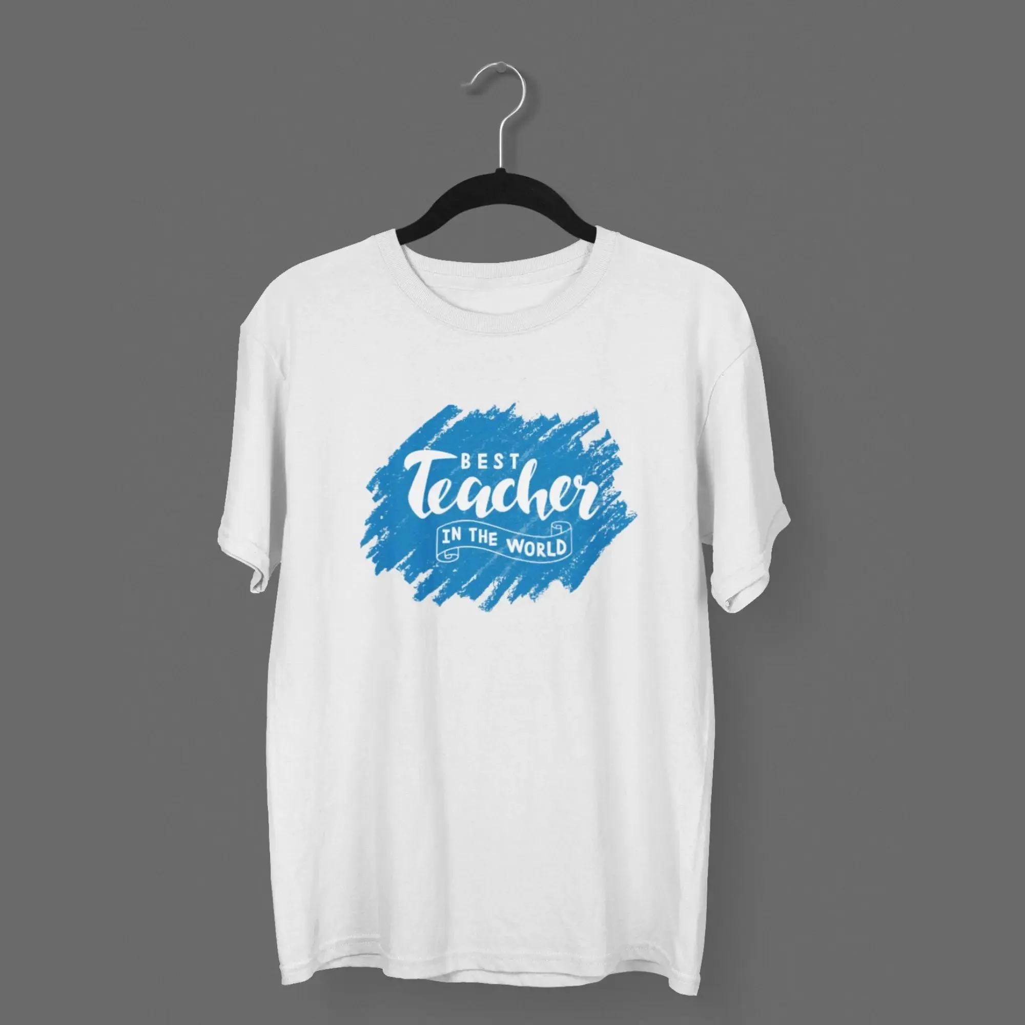 Best teacher in the world half sleeves classic t-shirt