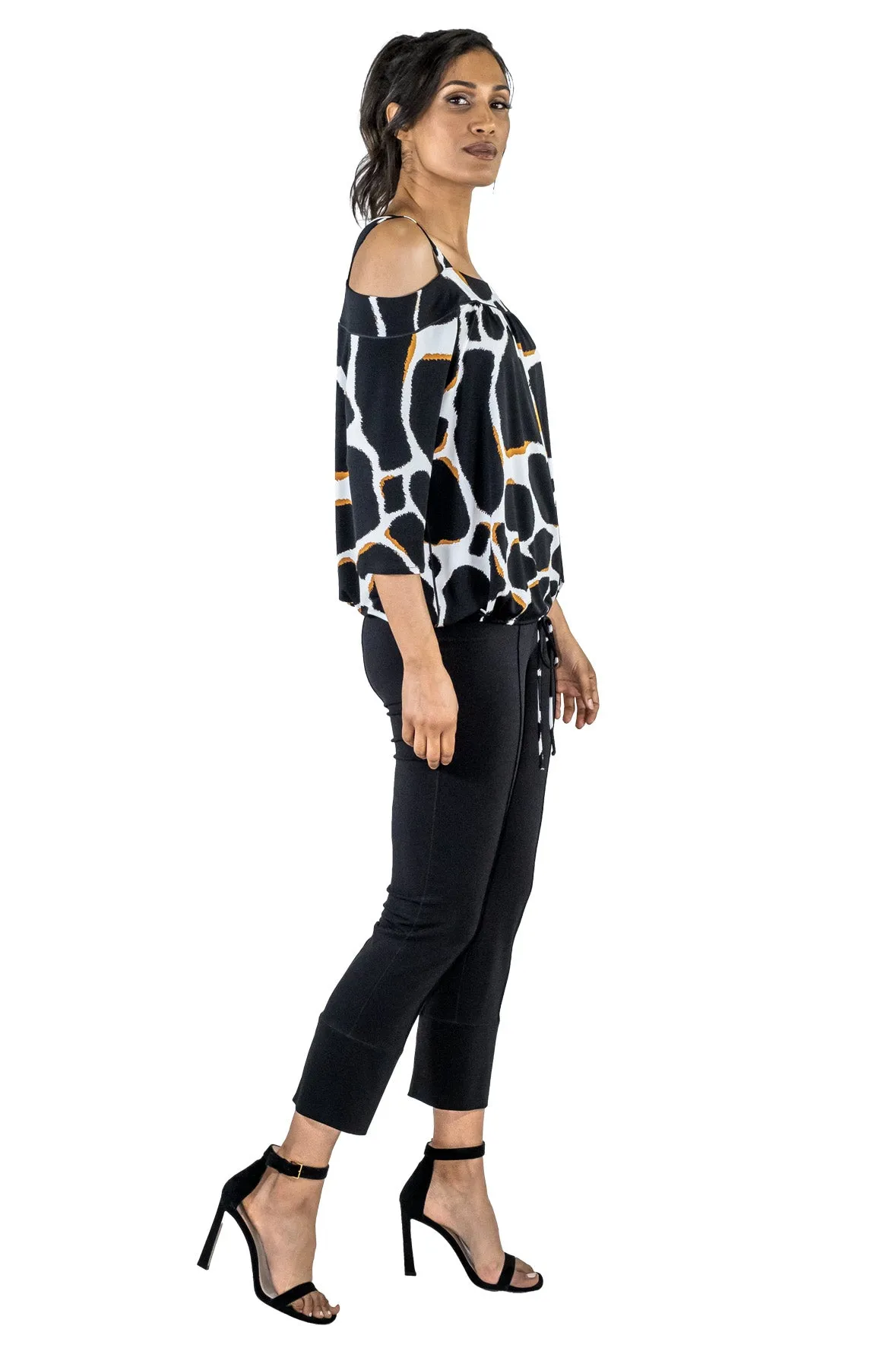 Blouson Off the Top Shoulder Top