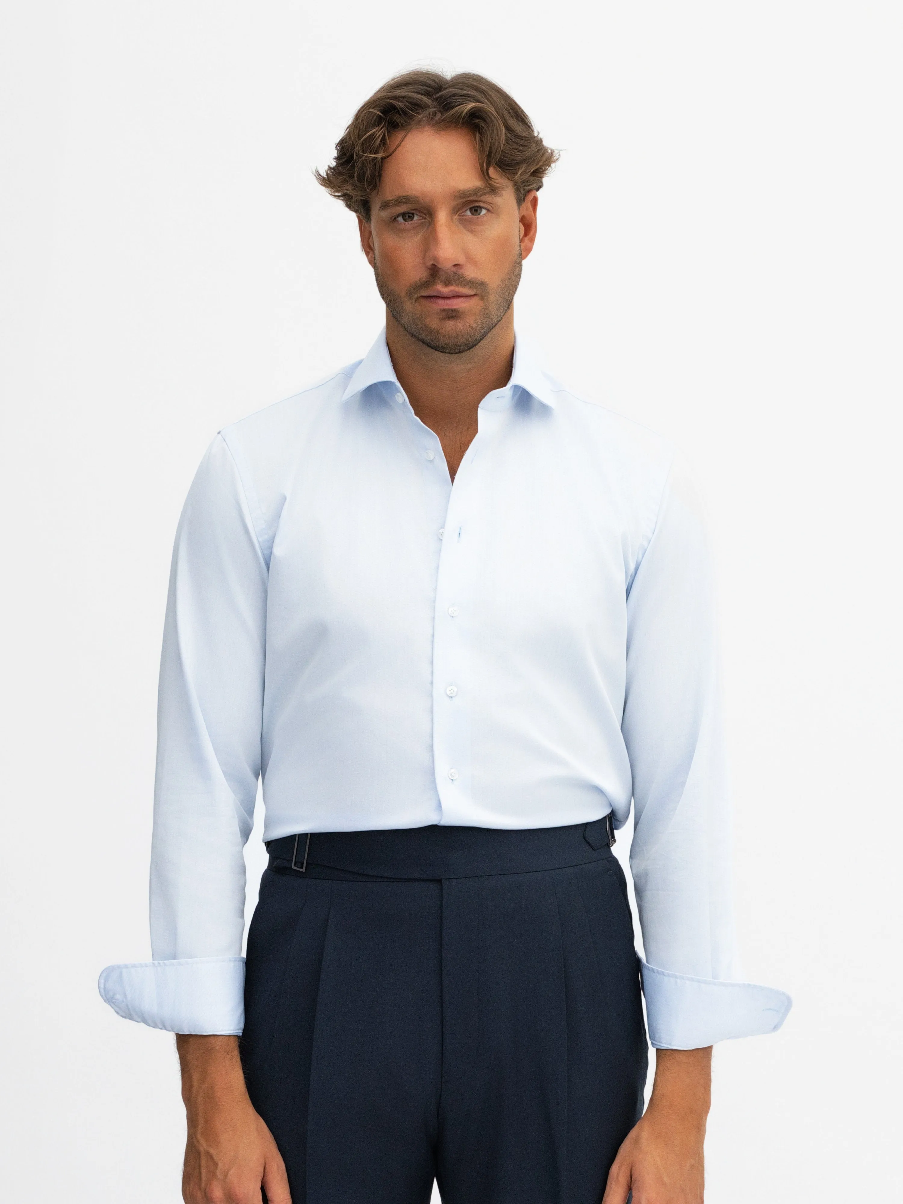 Blue Poplin Shirt