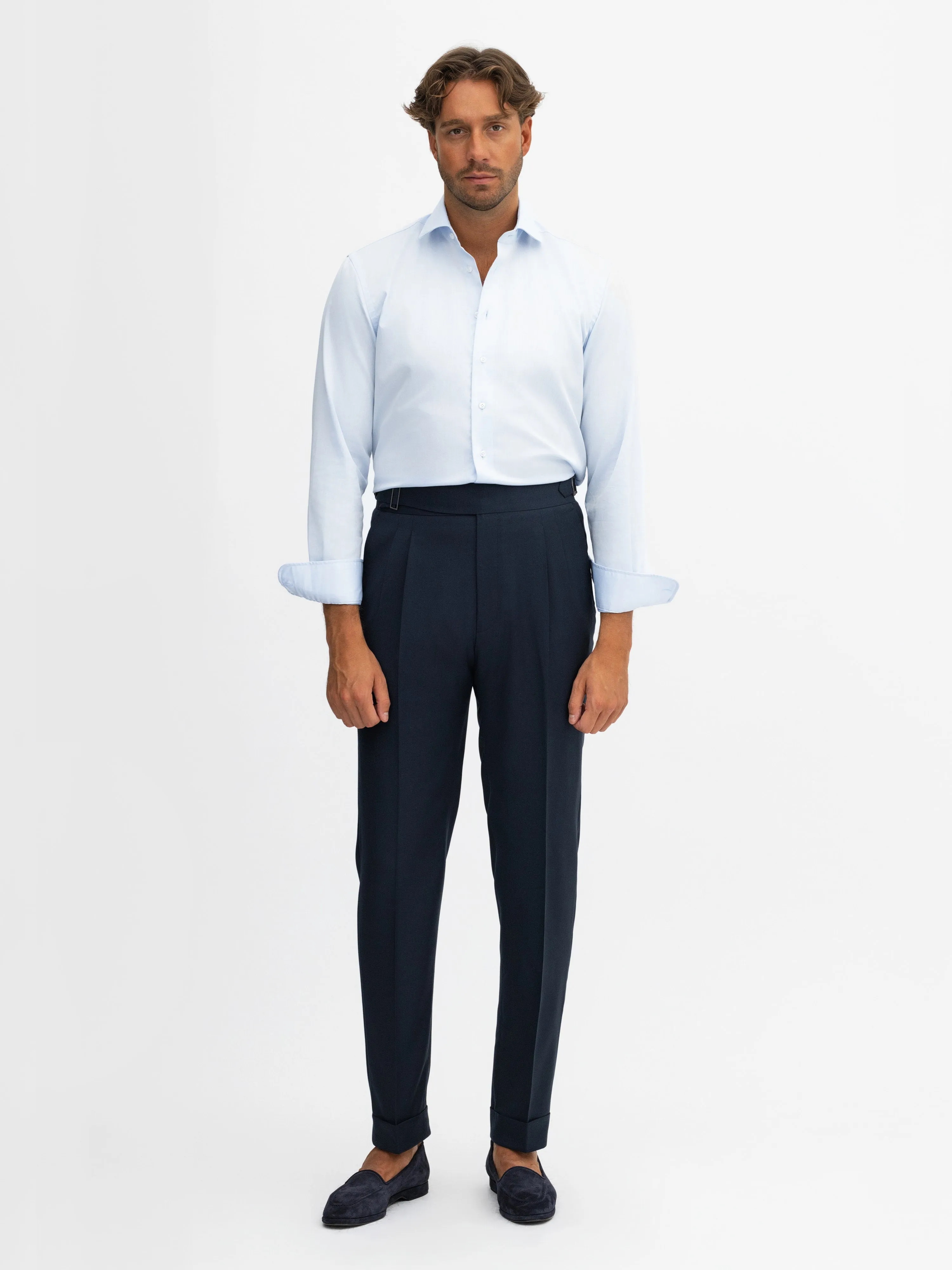 Blue Poplin Shirt