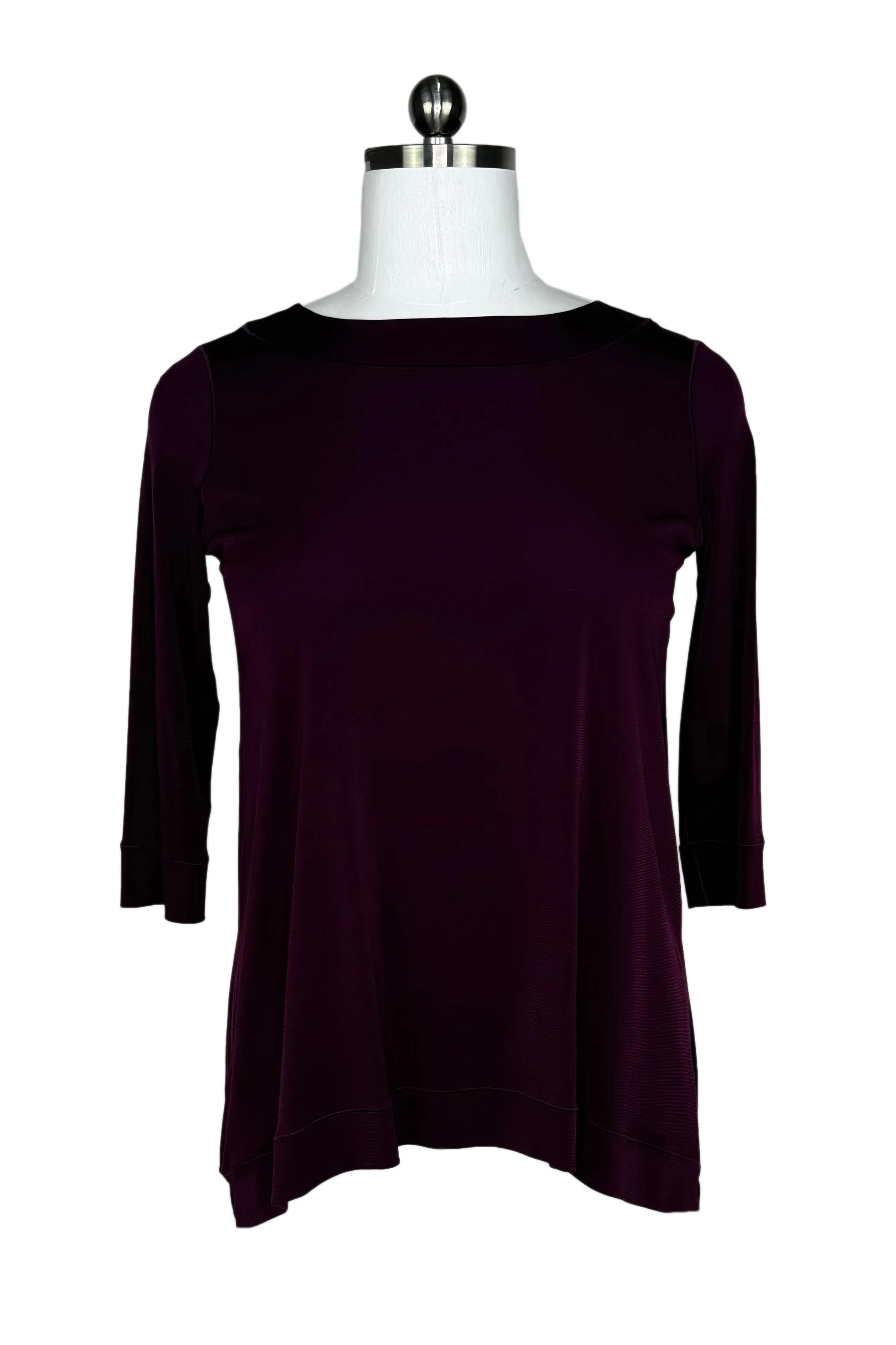 Boatneck 3/4 sleeve A line tunic