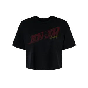 Bon Jovi Runaway Logo Crop T-Shirt