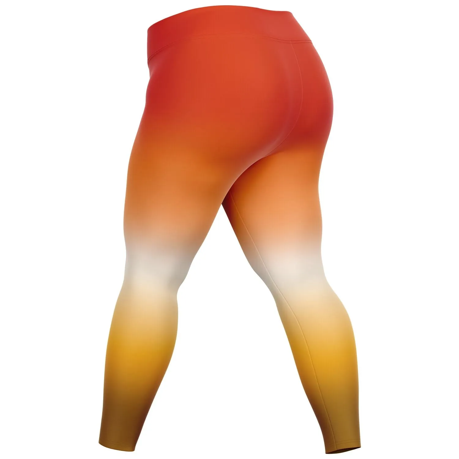 Butch Lesbian Pride Ombre High-Waist Plus Leggings