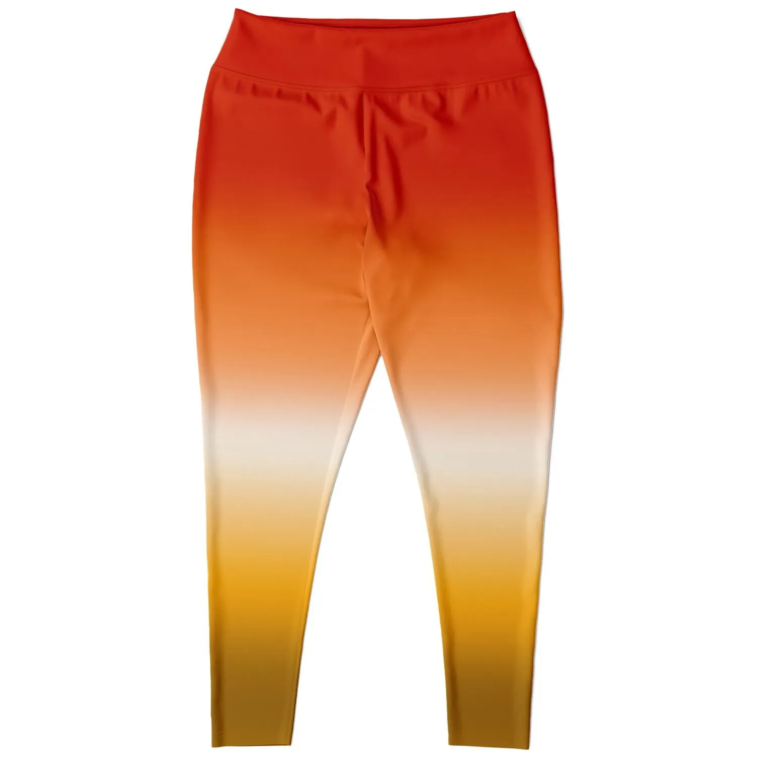 Butch Lesbian Pride Ombre High-Waist Plus Leggings