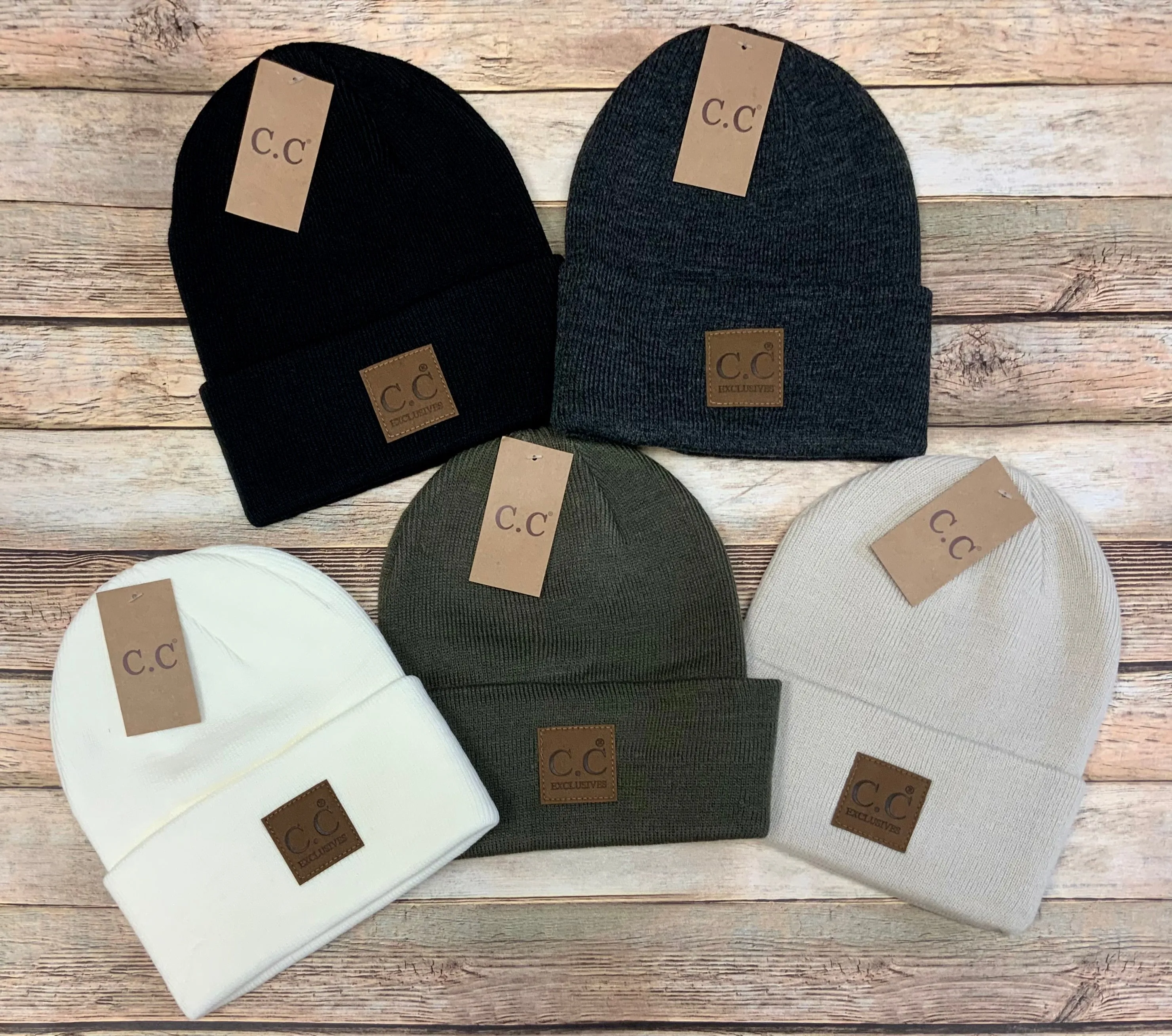 CC Unisex Classic Oversized Logo Beanie (Authentic)