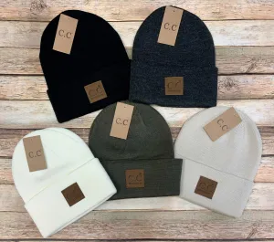 CC Unisex Classic Oversized Logo Beanie (Authentic)