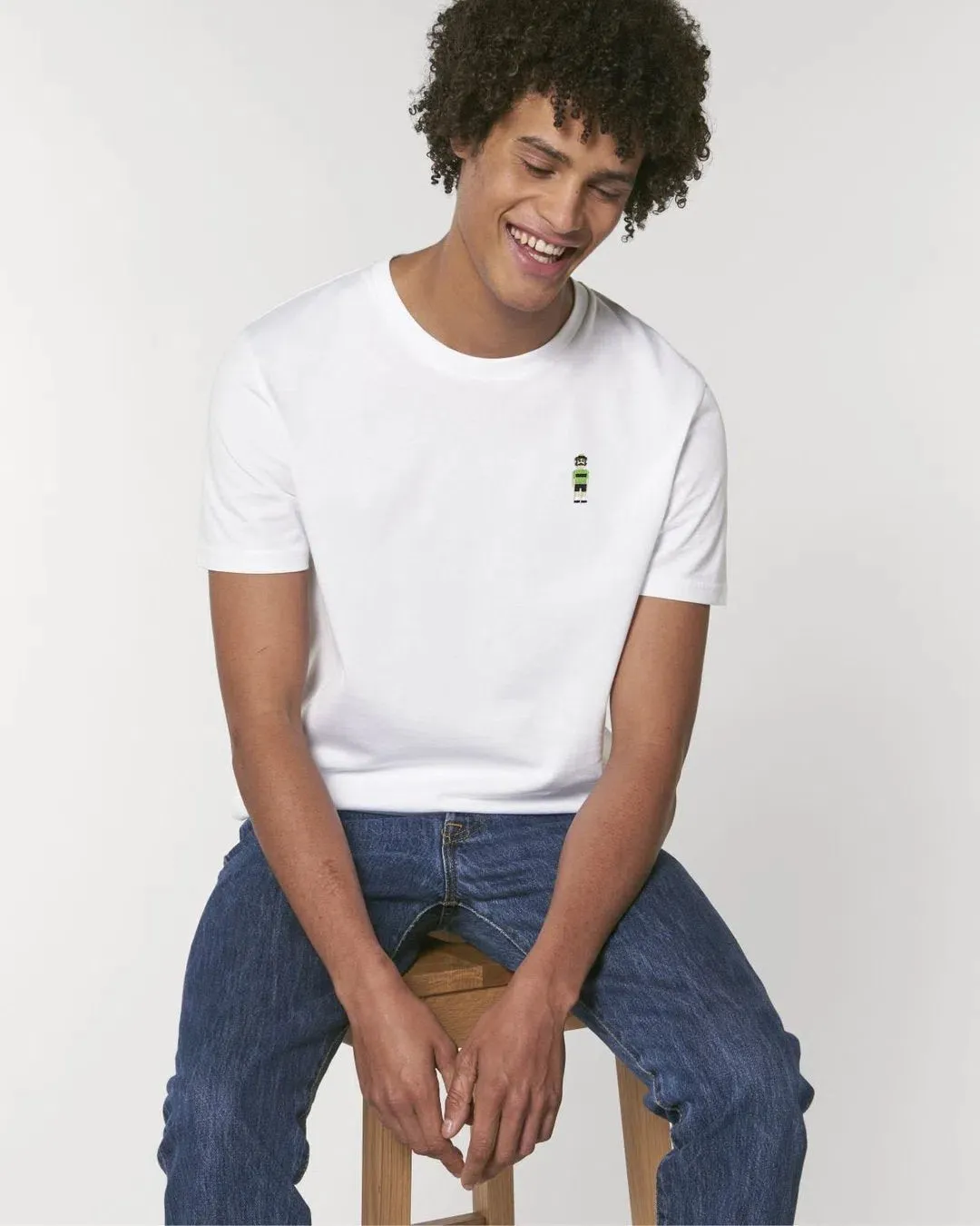 CIKKEL The Green Jersey Tshirt - White