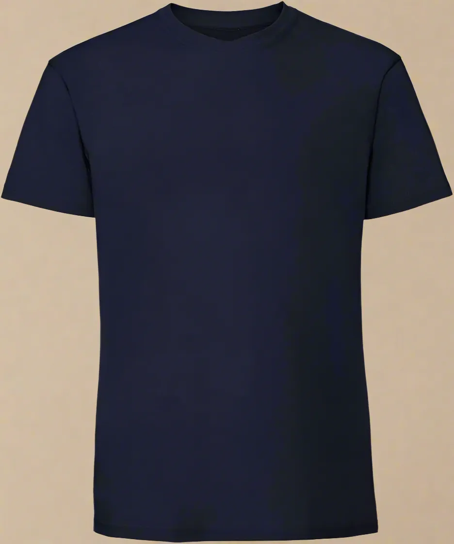 Crewneck Cotton Men's T-Shirt - Recycled Cotton T-shirt for Men
