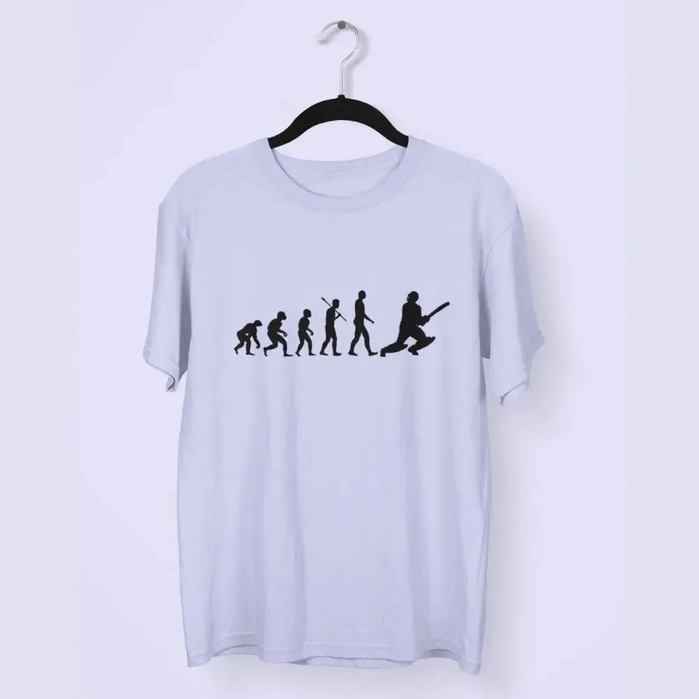 Cricket Player Round Neck Half Sleeve Classic T-Shirt