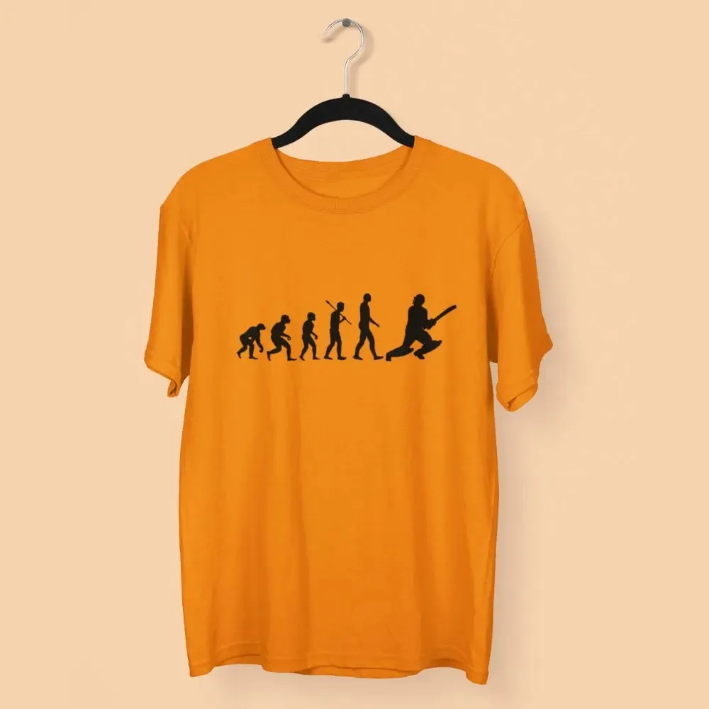 Cricket Player Round Neck Half Sleeve Classic T-Shirt
