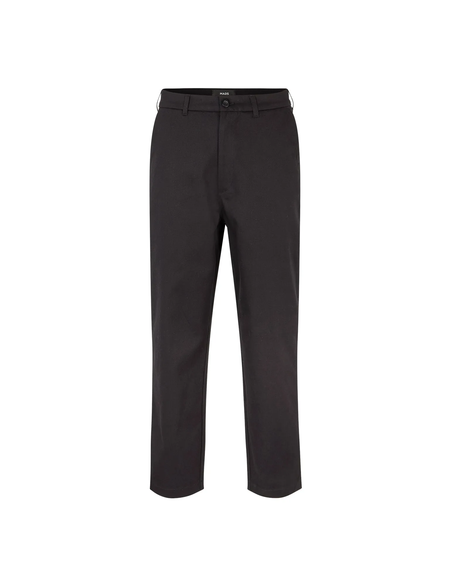 Crisp Twill Silas Pants, Black