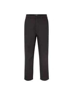 Crisp Twill Silas Pants, Black