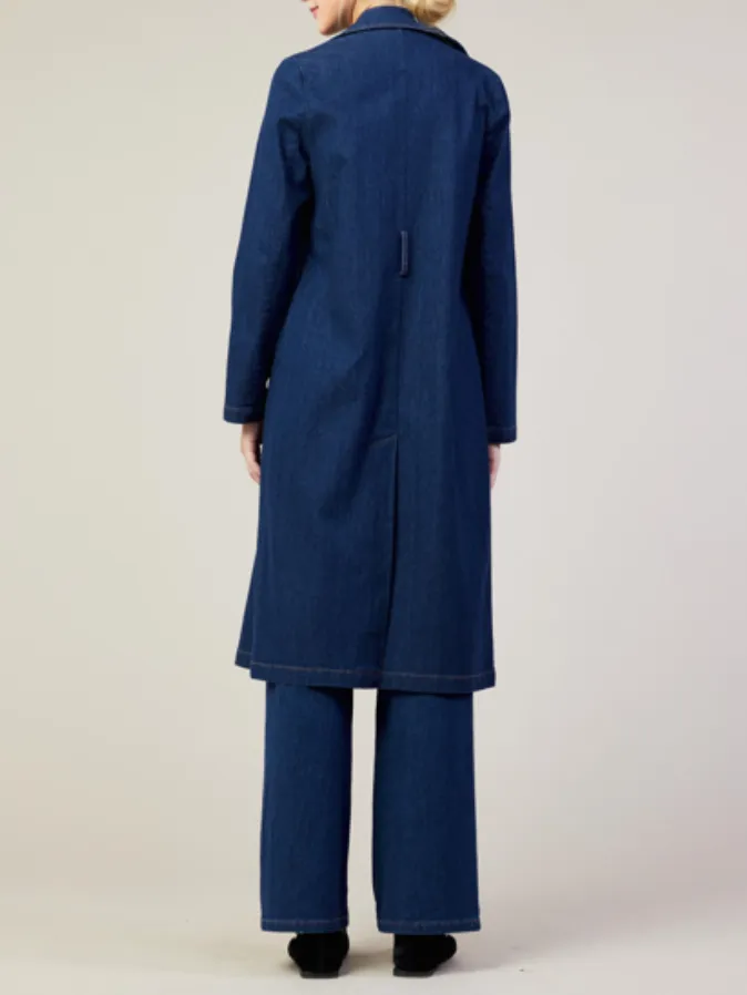 Daria Denim Trench