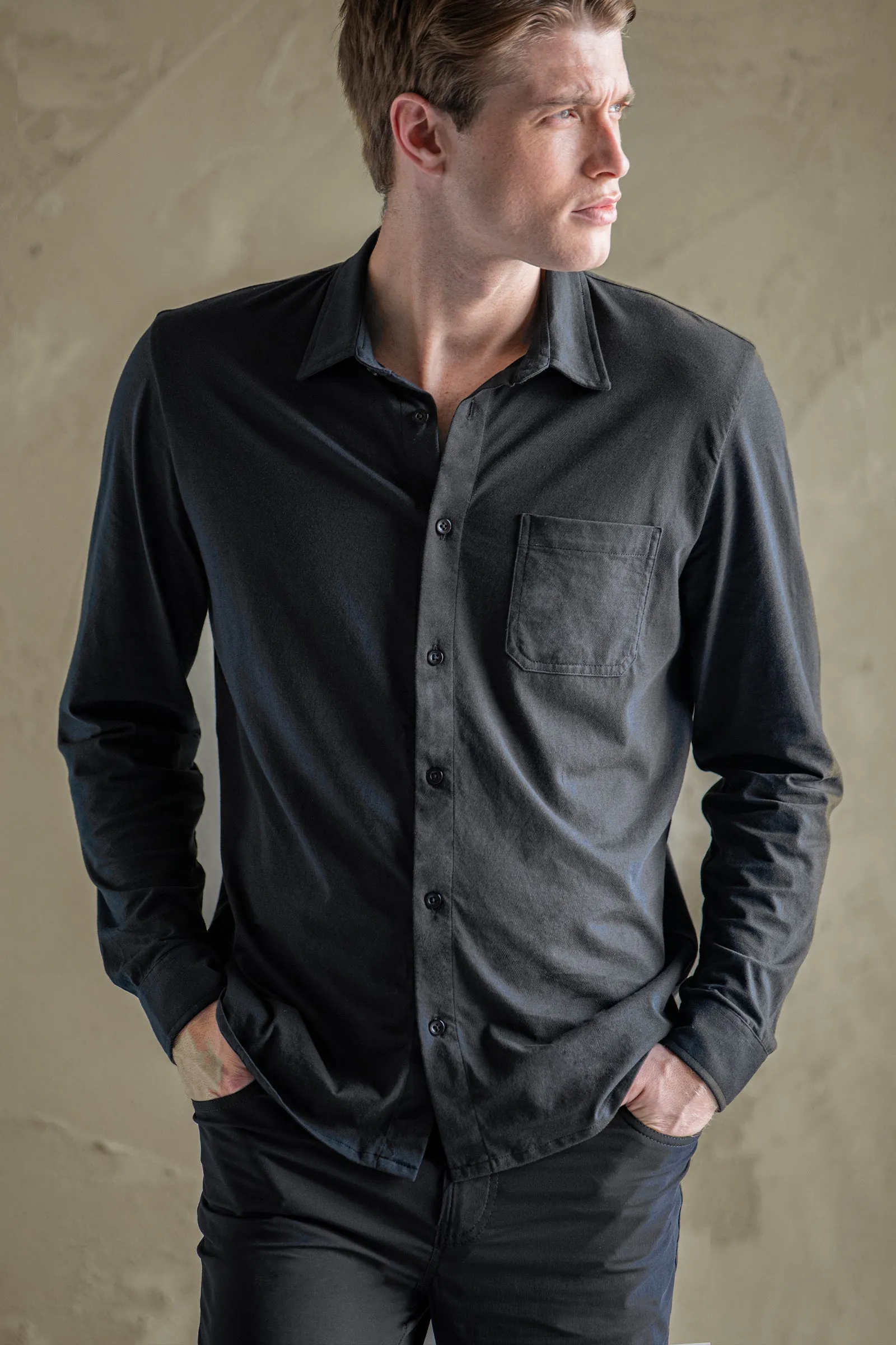 Dylan Button-Up Long-Sleeve Shirt