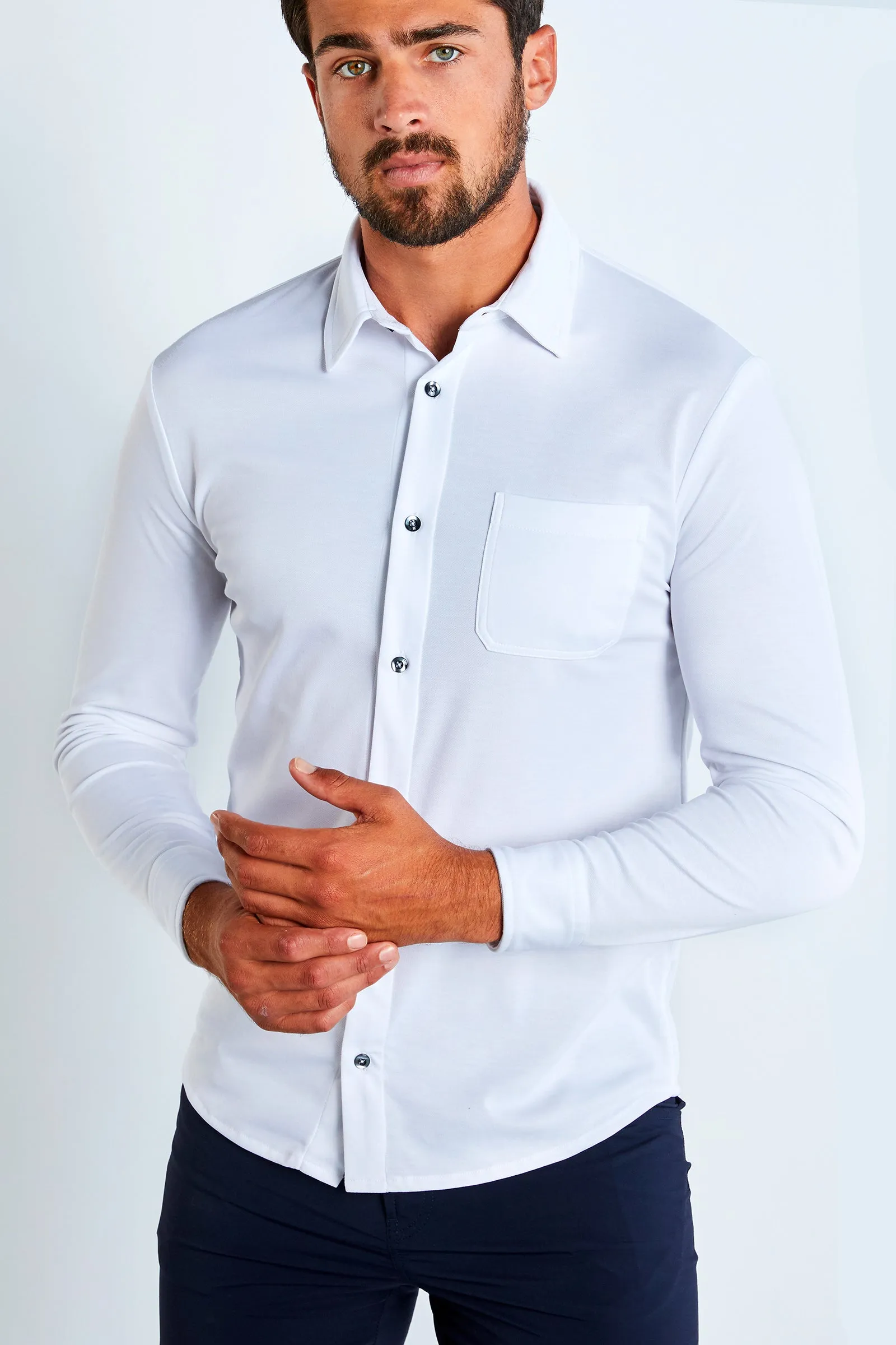 Dylan Button-Up Long-Sleeve Shirt