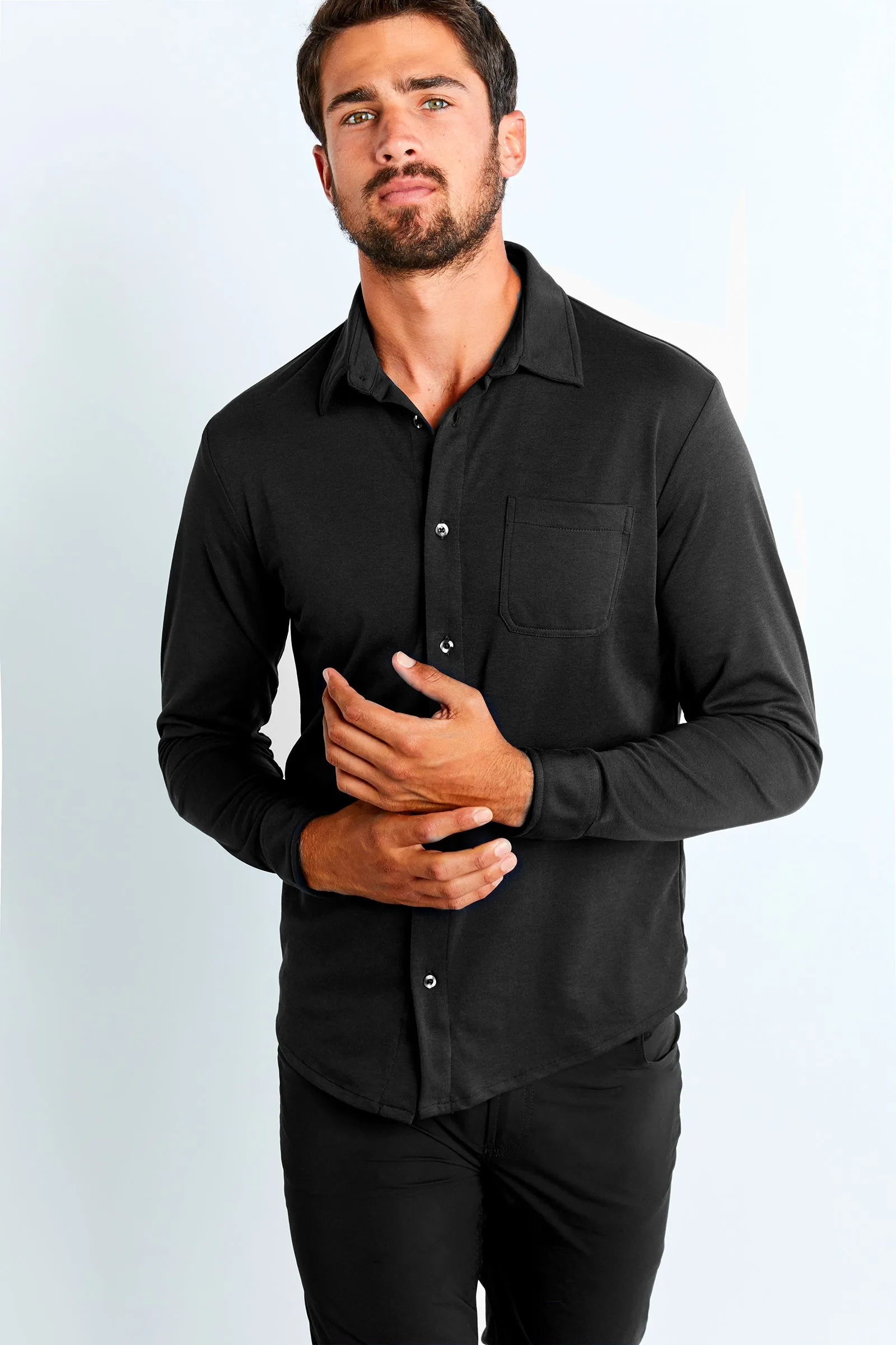 Dylan Button-Up Long-Sleeve Shirt