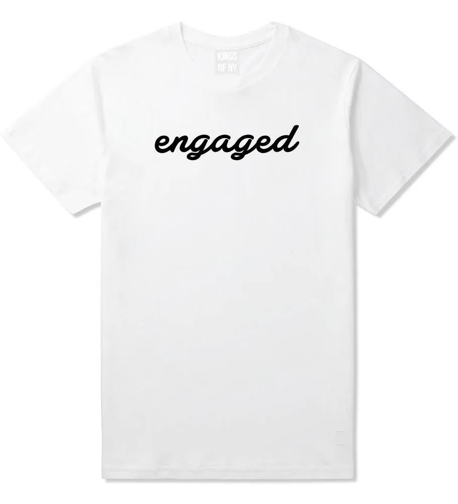 Engaged Script Mens T-Shirt