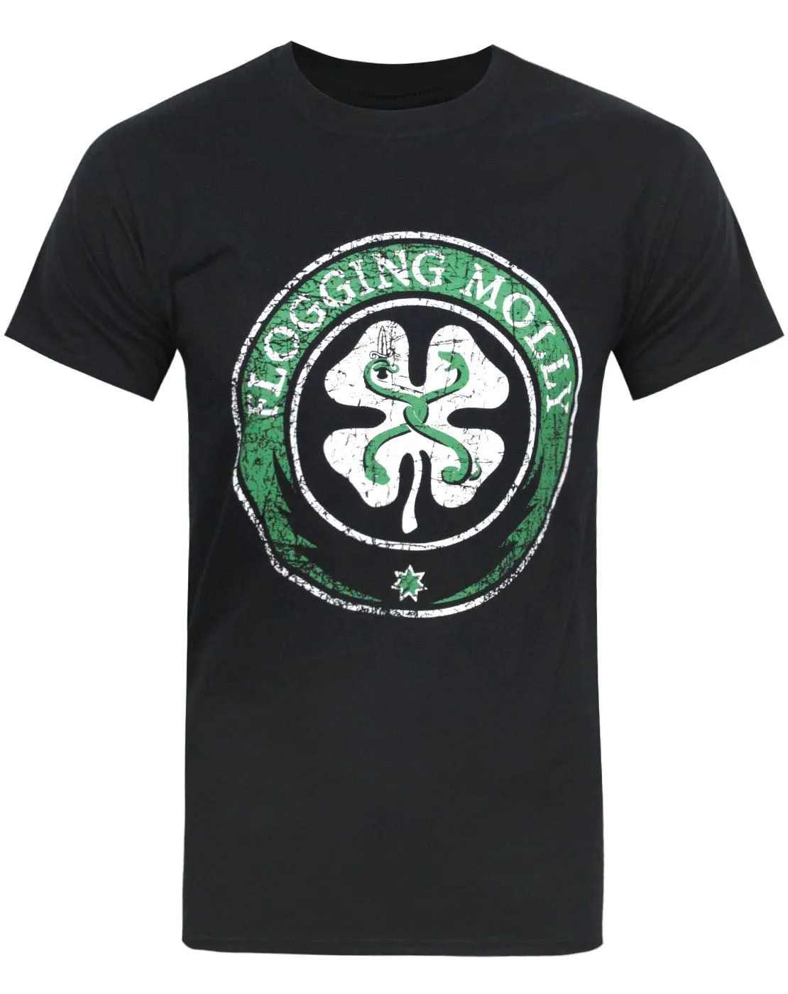 Flogging Molly Shamrock Men's T-Shirt