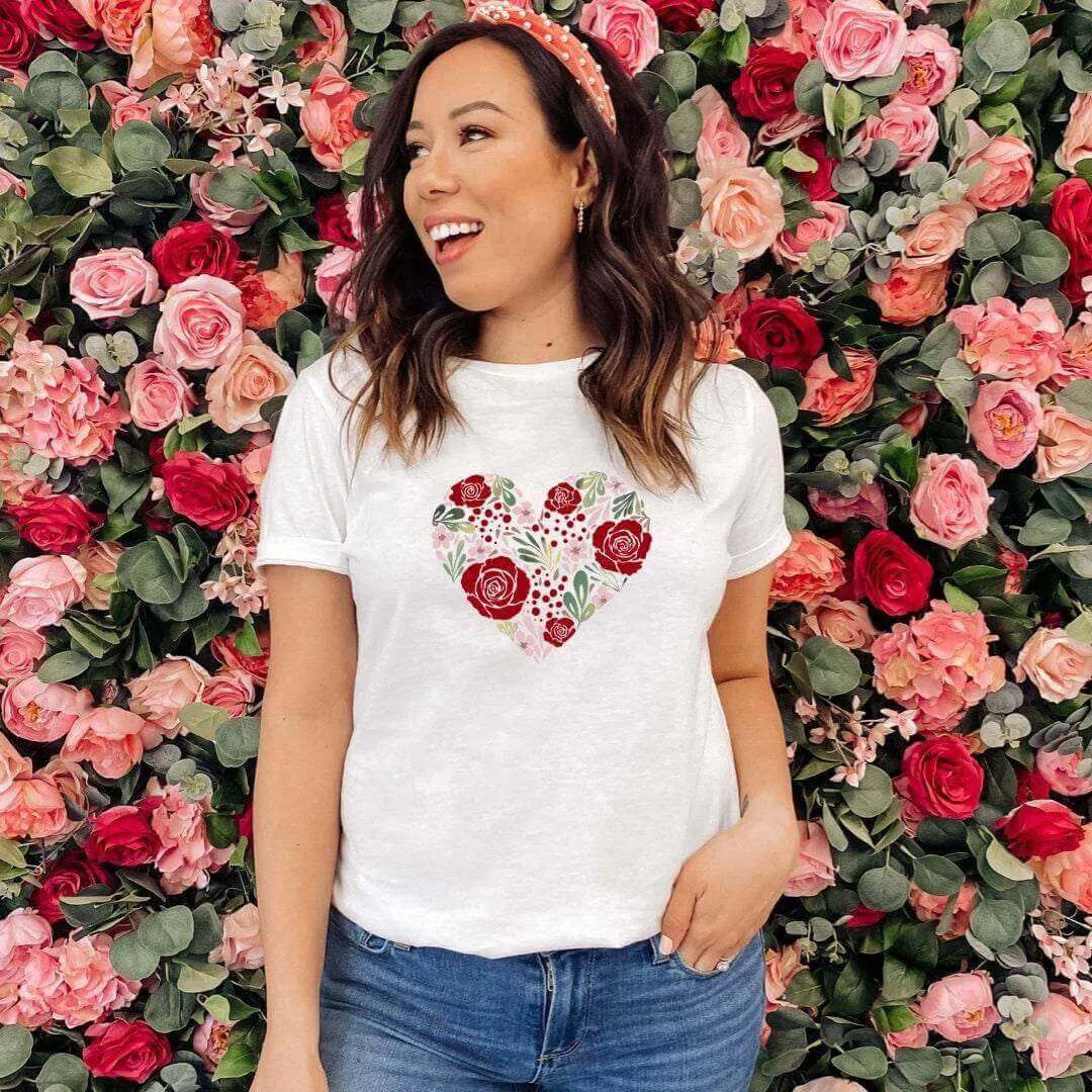 Flower Heart T-shirt