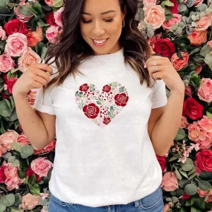 Flower Heart T-shirt