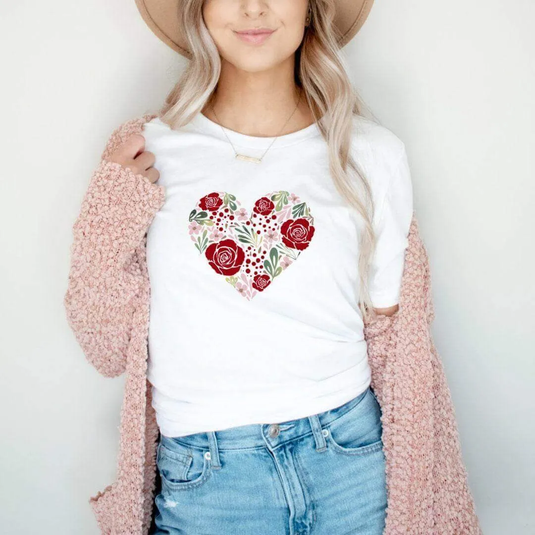 Flower Heart T-shirt