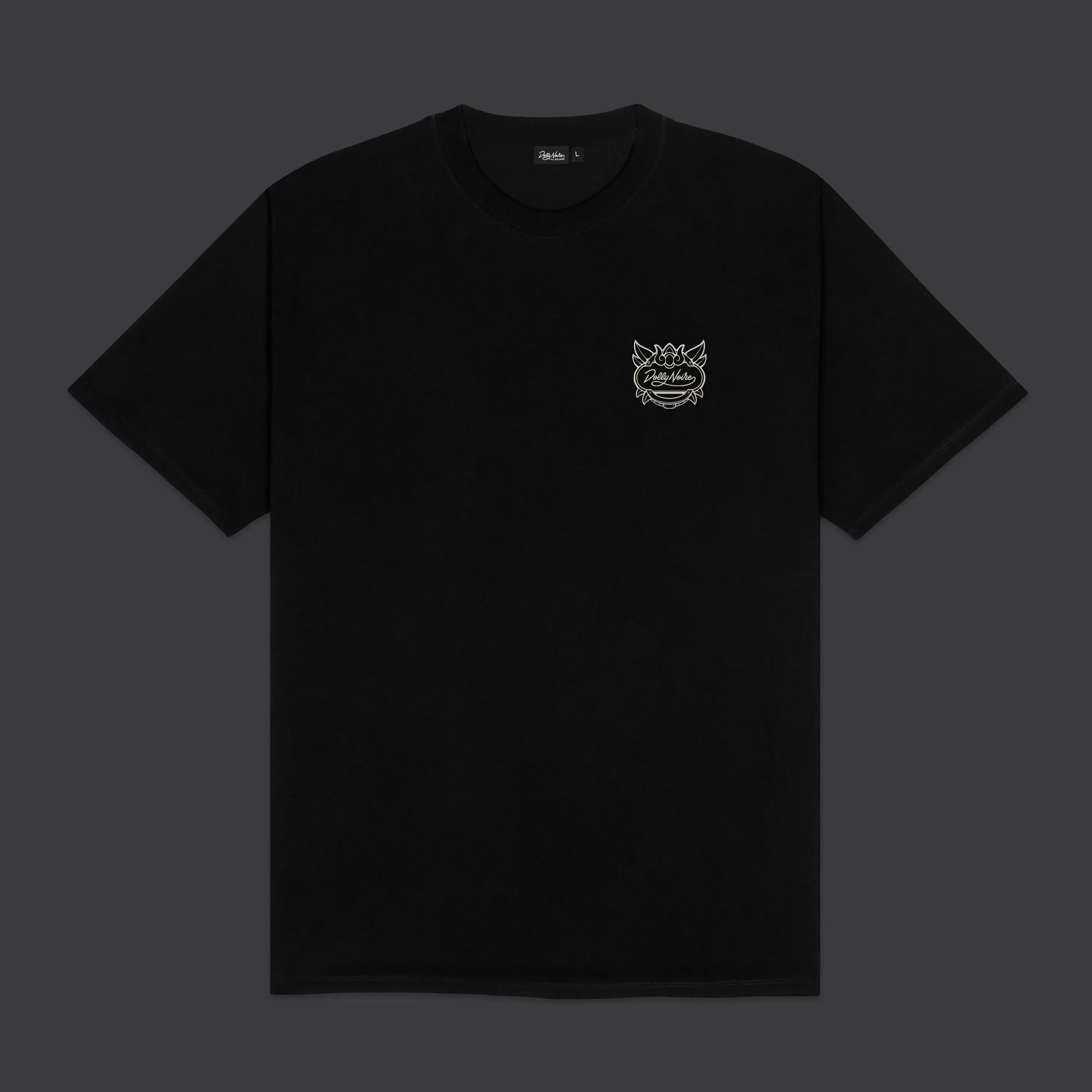 Ganesha Outline Tee Black