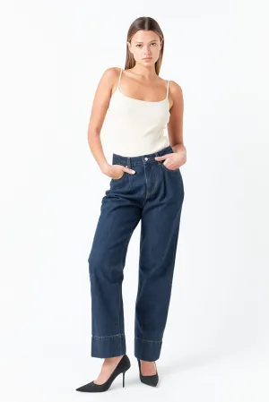 Grey Lab - High Waisted Wide Leg Pants