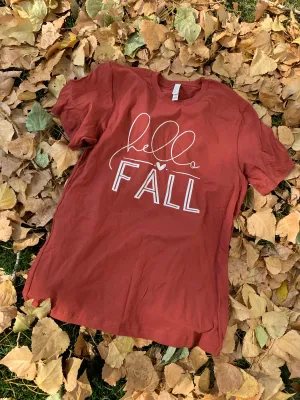 Hello fall t-shirt